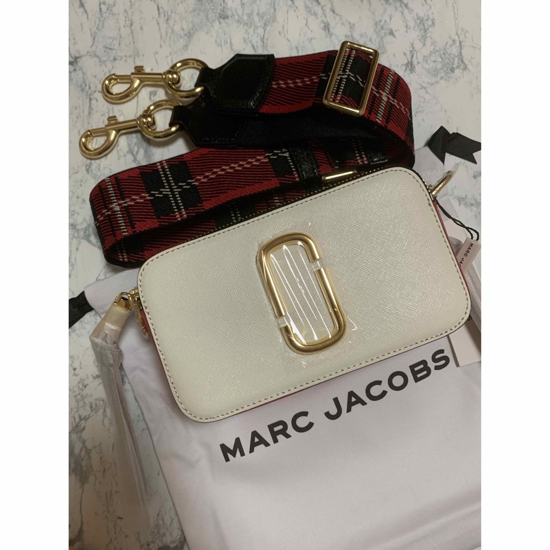 <未使用>MARC JACOBS ショルダーバッグ ホワイト プレゼント