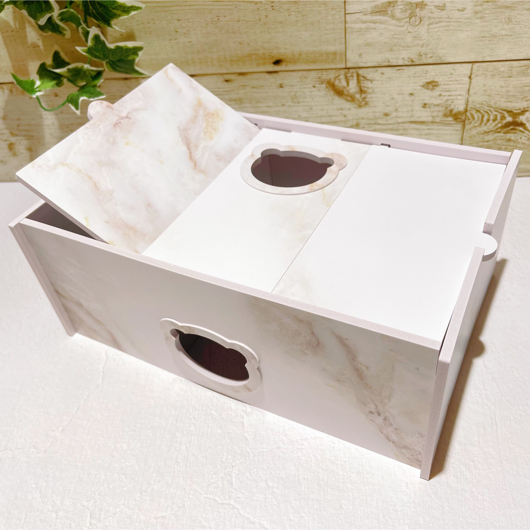 ハムスターペットラットマウス小動物用地下式ハウス迷路家巣箱洗える木箱おもちゃ遊具