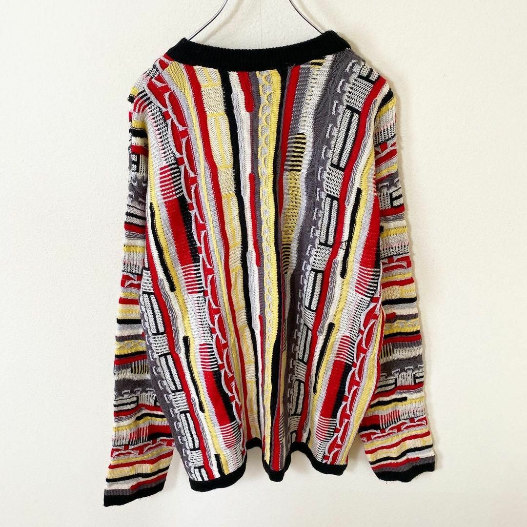 オーストラリア製 90s COOGI 3Dニット セーター 古着 ヴィンテージ