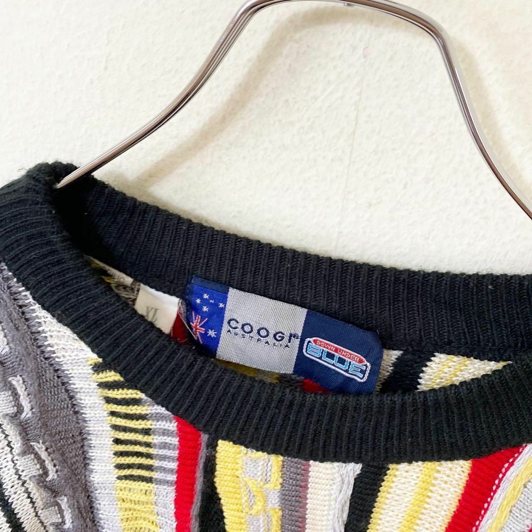 オーストラリア製 90s COOGI 3Dニット セーター 古着 ヴィンテージ