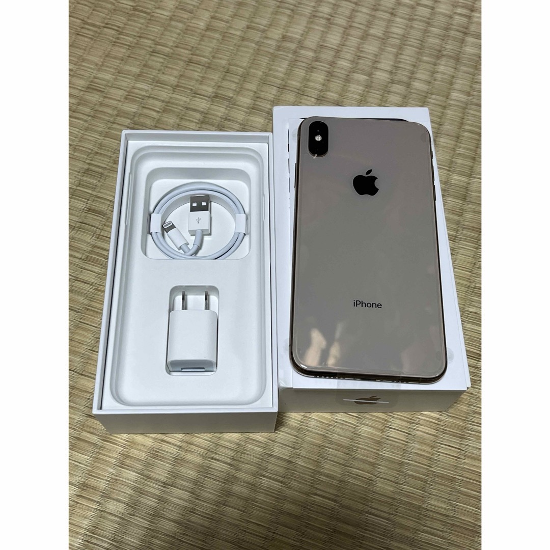 新品◇iPhone XS MAX◇256GB◇ゴールド◇SIMフリー◇付属品付◇-