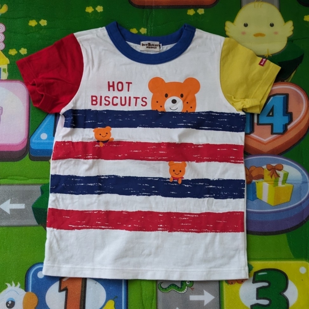 HOT BISCUITS(ホットビスケッツ)の☆専用☆リンクコーデ ホットビスケッツ 110&100 キッズ/ベビー/マタニティのキッズ服男の子用(90cm~)(Tシャツ/カットソー)の商品写真