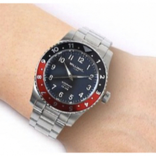 セイコー(SEIKO)のWILLIAM L.1985  ウィリアムエル GMT　セイコー　自動　NH35(腕時計(アナログ))