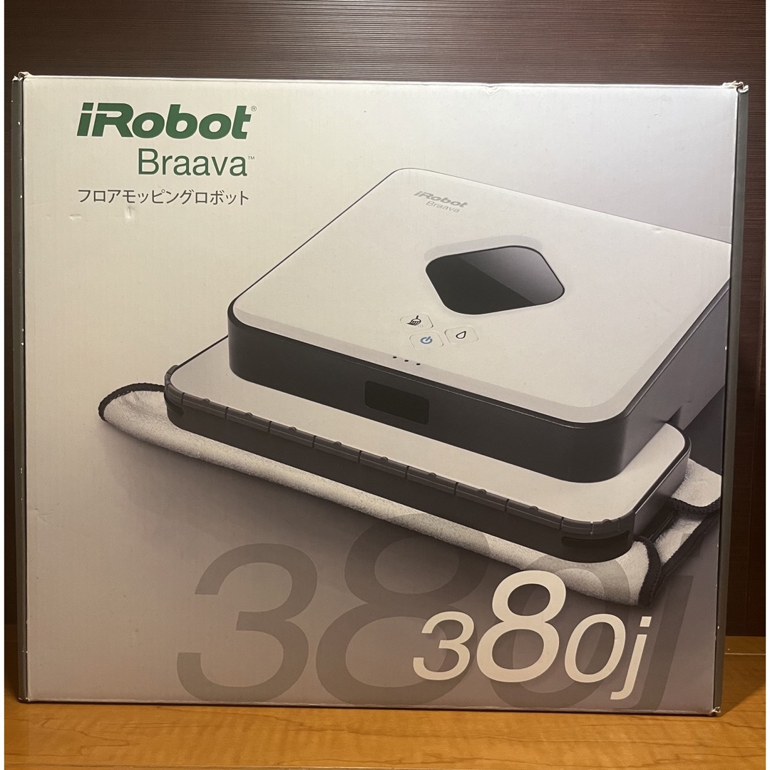 iRobot(アイロボット)の24時間以内・送料無料・匿名配送　iRobotブラーバ380j ロボット掃除機 スマホ/家電/カメラの生活家電(掃除機)の商品写真