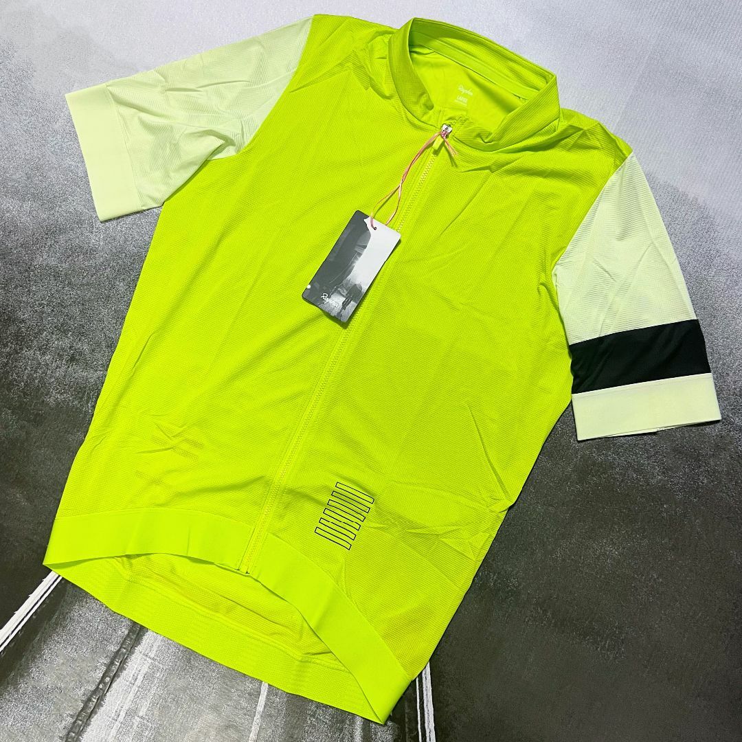新品 Rapha メンズ プロチーム トレーニング ジャージ ライムグリーン-