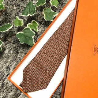 エルメス(Hermes)のエルメス ネクタイ メンズ 総柄　美品(ネクタイ)