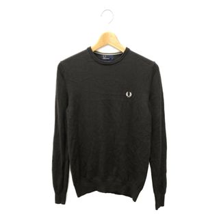 フレッドペリー(FRED PERRY)のフレッドペリー FRED PERRY ワンポイント長袖ニット    メンズ S(ニット/セーター)