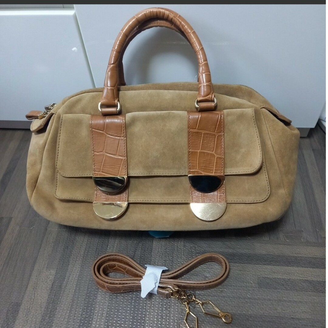 フルラ FURLA ハンドバッグ ショルダーバッグ 2way スウェードレザー