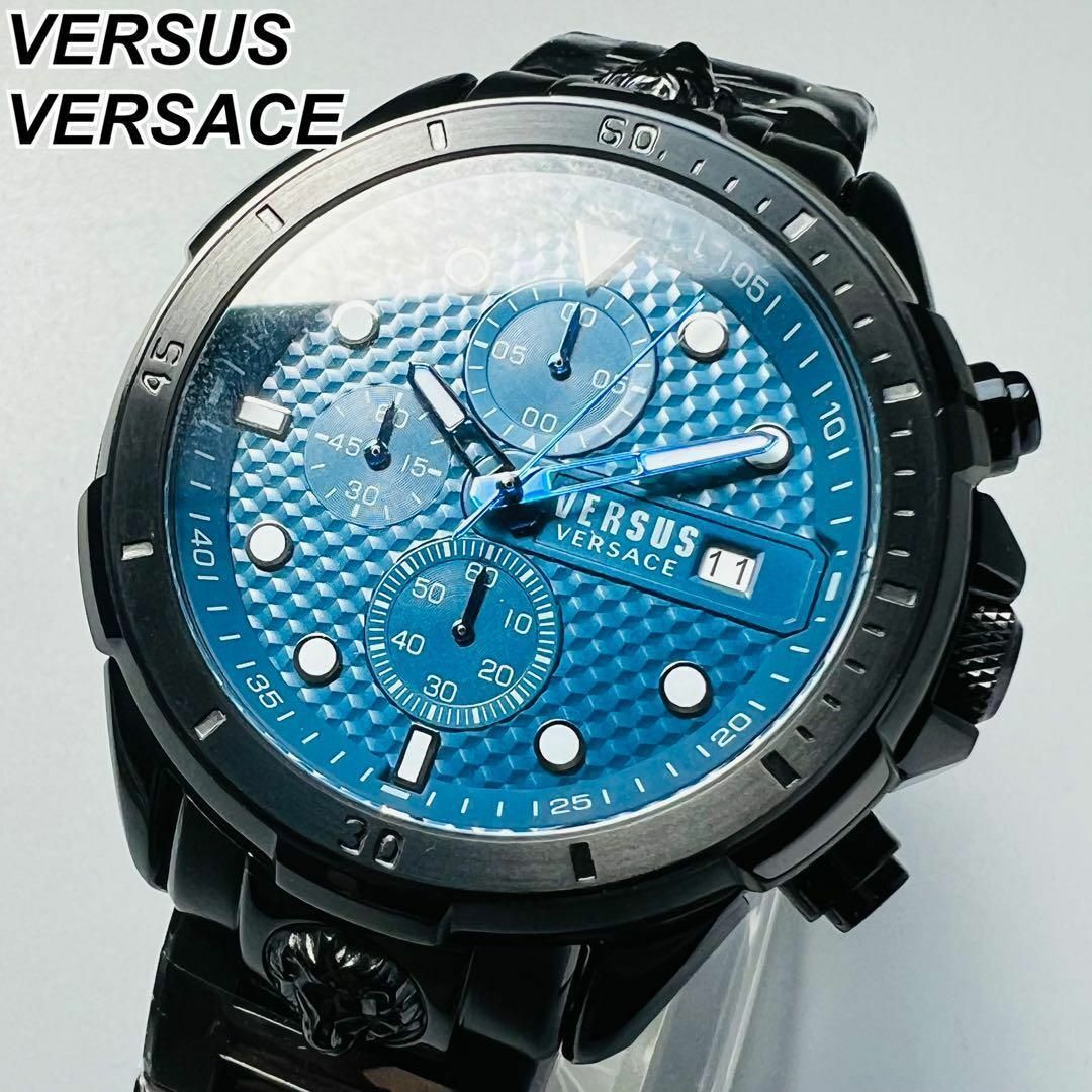 ヴェルサス ヴェルサーチ 腕時計 メンズ クォーツ ガンメタルカラー 新品