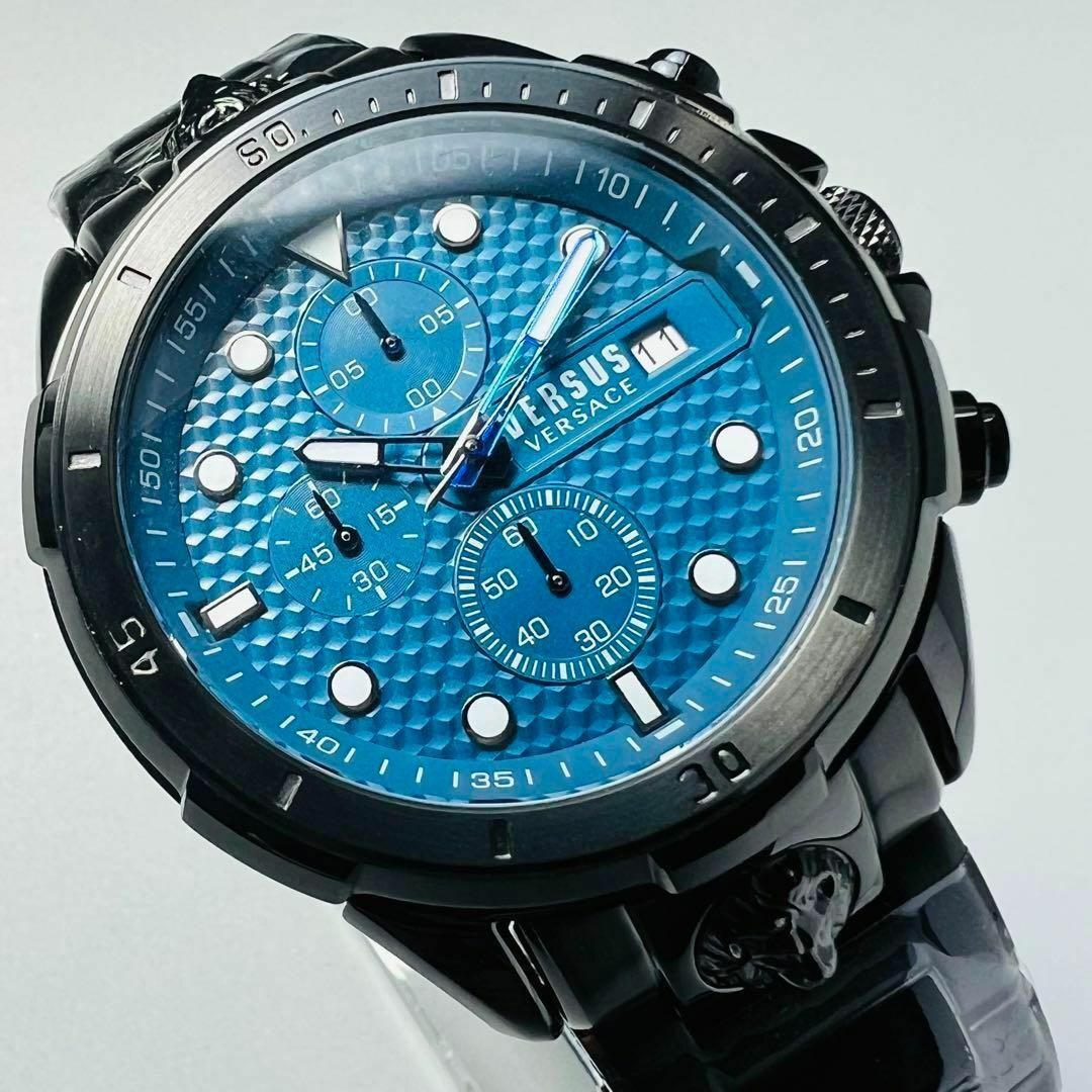 ヴェルサス ヴェルサーチ 腕時計 メンズ クォーツ ガンメタルカラー 新品-