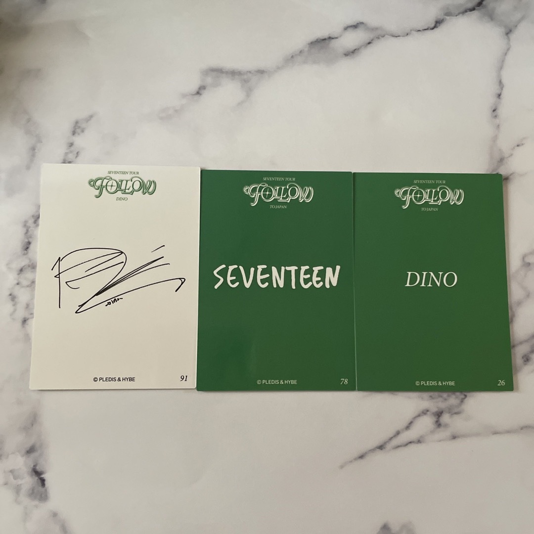 SEVENTEEN - SEVENTEEN TOUR FOLLOW ディノ トレカ セットの通販 by