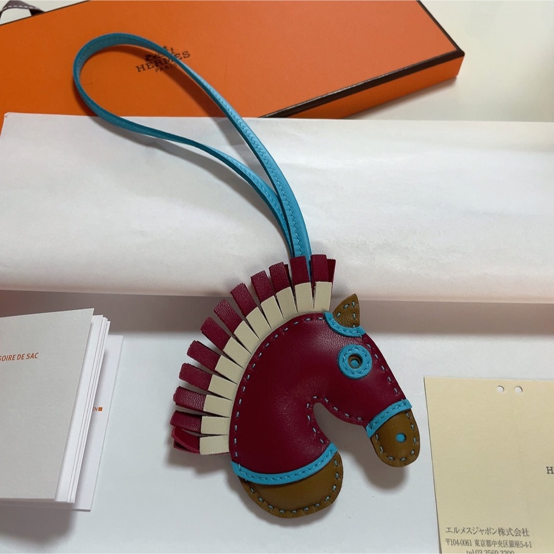 新品未使用 エルメス ジージーカマイユ チャーム バッグチャーム