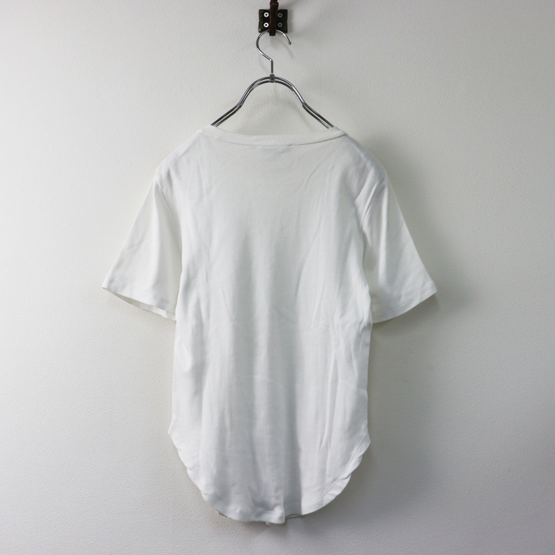 イロット IIROT Soft Cotton Tシャツ 2/ホワイト コットン カットソー 半袖 ヘム ラウンドカット【2400013478014】 2