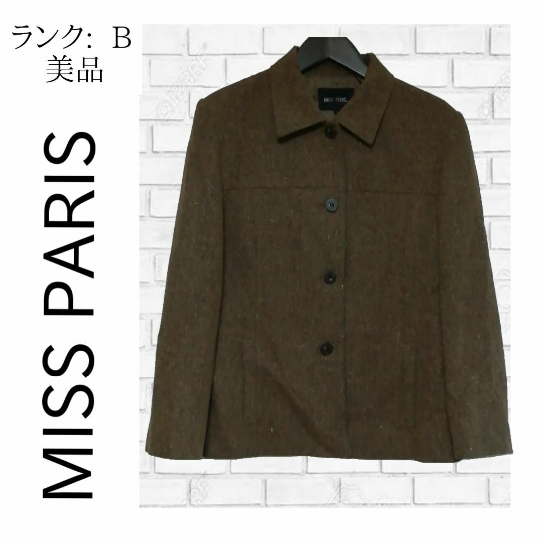 MISS PARIS ウールジャケット　11AR　日本製生地 ✓735