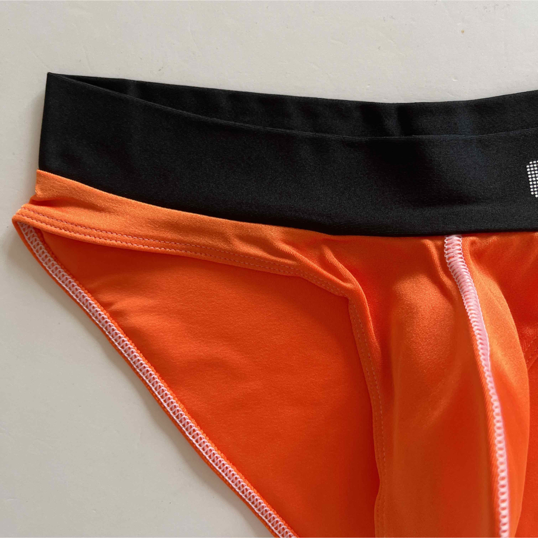 gowear Vシェイプビキニ　M オレンジ　メンズスポーツインナー　男性ビキニ メンズのアンダーウェア(その他)の商品写真