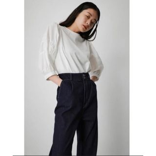 アズールバイマウジー(AZUL by moussy)のスリーブスウィッチングデザイントップス(カットソー(長袖/七分))