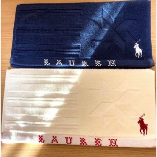 ポロラルフローレン(POLO RALPH LAUREN)の【新品未使用】ラルフローレン タオルハンカチ【送料込】(ハンカチ)