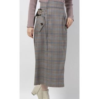 Mystrada チェックラップスカート Mystrada チェックラップスカート