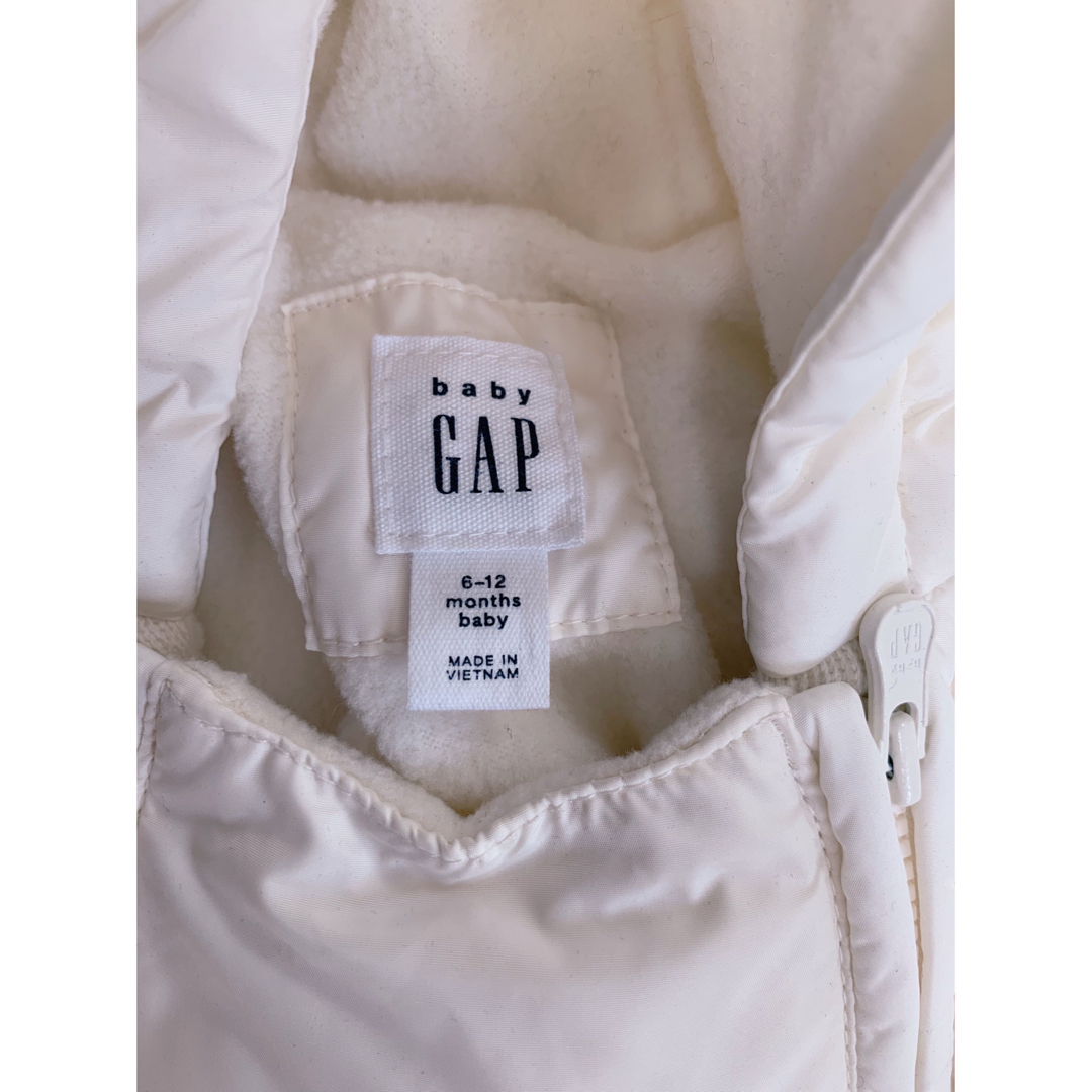 babyGAP(ベビーギャップ)のギャップ　babyGAP ダウン ジャンプスーツ キッズ/ベビー/マタニティのベビー服(~85cm)(ジャケット/コート)の商品写真