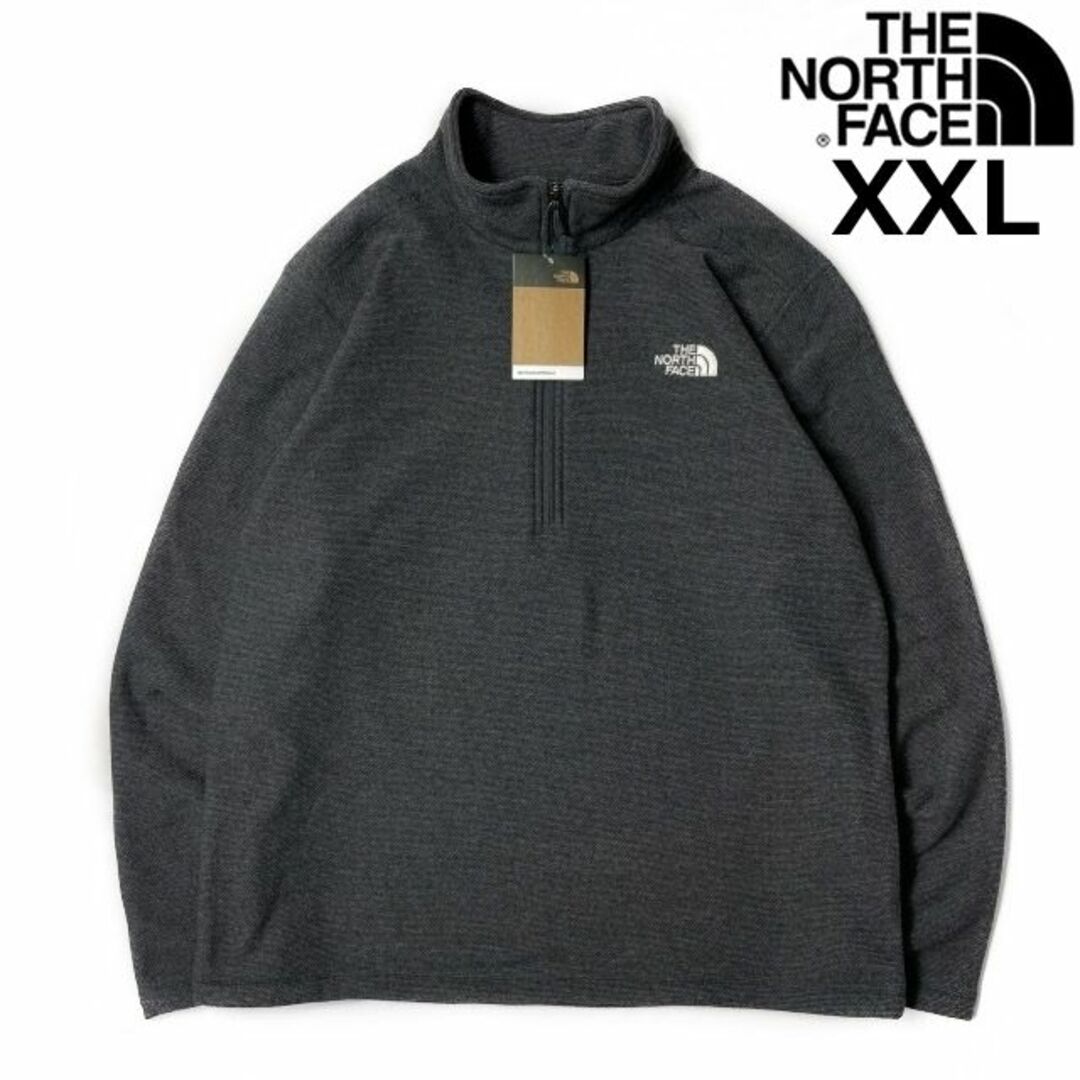 ノースフェイス フリース 厚手ニット US限定(XXL)グレー 181024