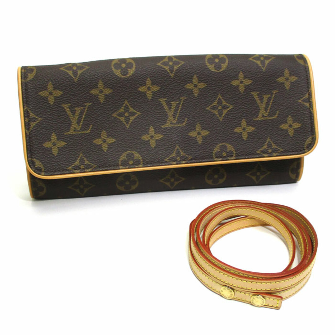 --素材ラインLOUIS VUITTON ポシェットツイン GM 2WAYショルダーバッグ