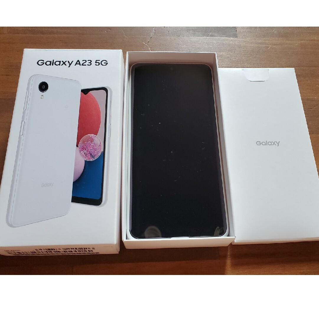 新品未使用　GALAXY A23 5G 64GB ホワイト