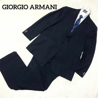 GIORGIO ARMANI 黒ラベル スーツセットアップ 50 ピンドット