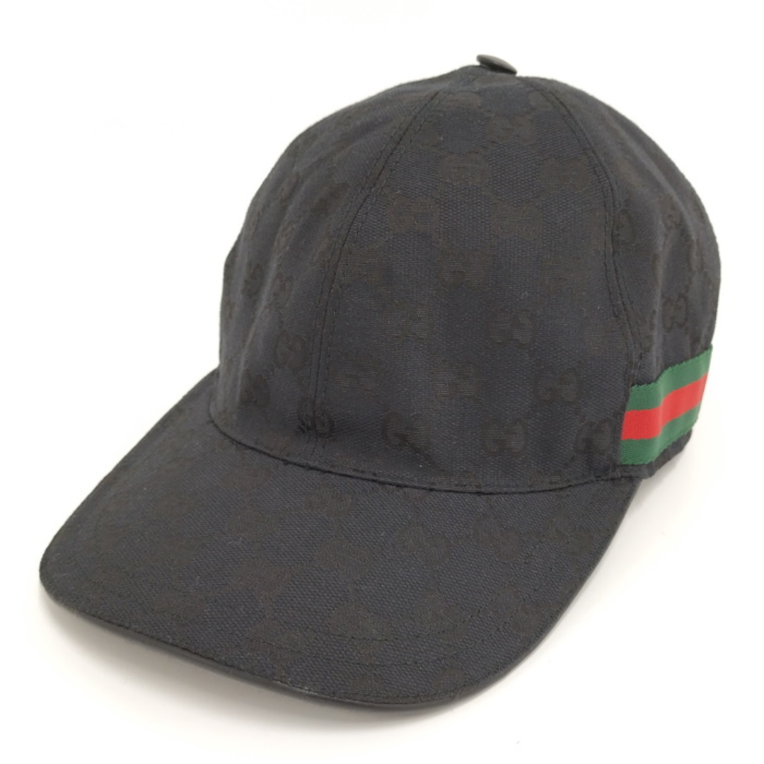 Gucci(グッチ)のGUCCI 帽子 ベースボール キャップ シェリーライン GGキャンバス メンズの帽子(キャップ)の商品写真