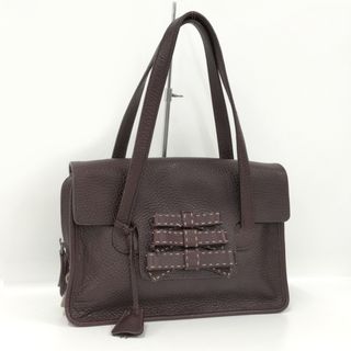 プラダ(PRADA)のPRADA ハンドバッグ 肩がけ 手提げ レザー ブラウン BR1931(ショルダーバッグ)