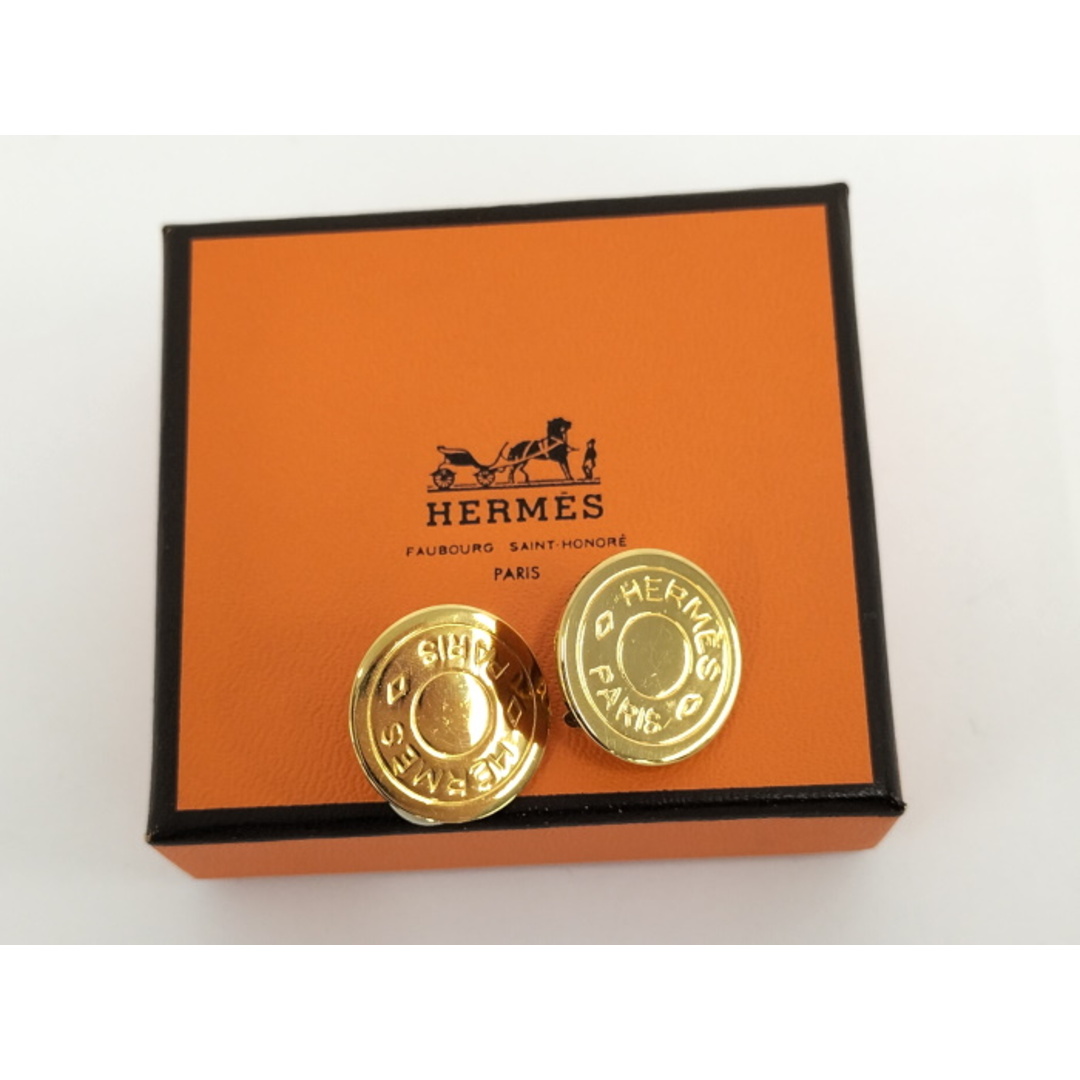 Hermes(エルメス)のHERMES セリエ イヤリング メッキ ゴールド レディースのアクセサリー(イヤリング)の商品写真