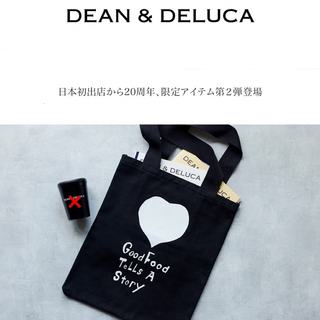 コットンツイルトートバッグ Black DEAN & DELUCA 20周年限定 | フリマアプリ ラクマ