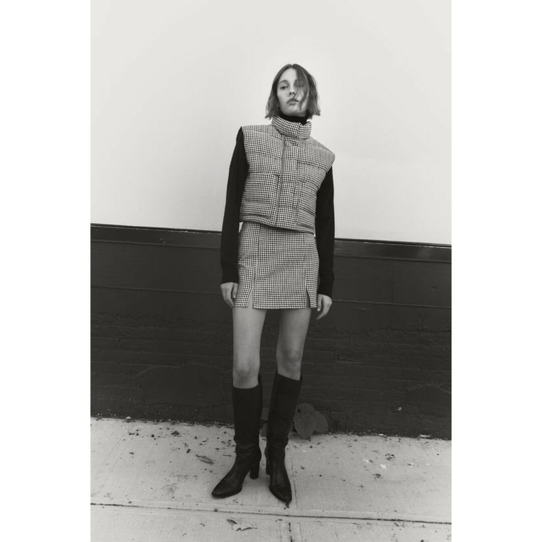 ZARA - ZARA チェック柄ミニスカート Mサイズ チェック柄の通販 ZARA - ZARA チェック柄ミニスカート Mサイズ チェック柄の通販