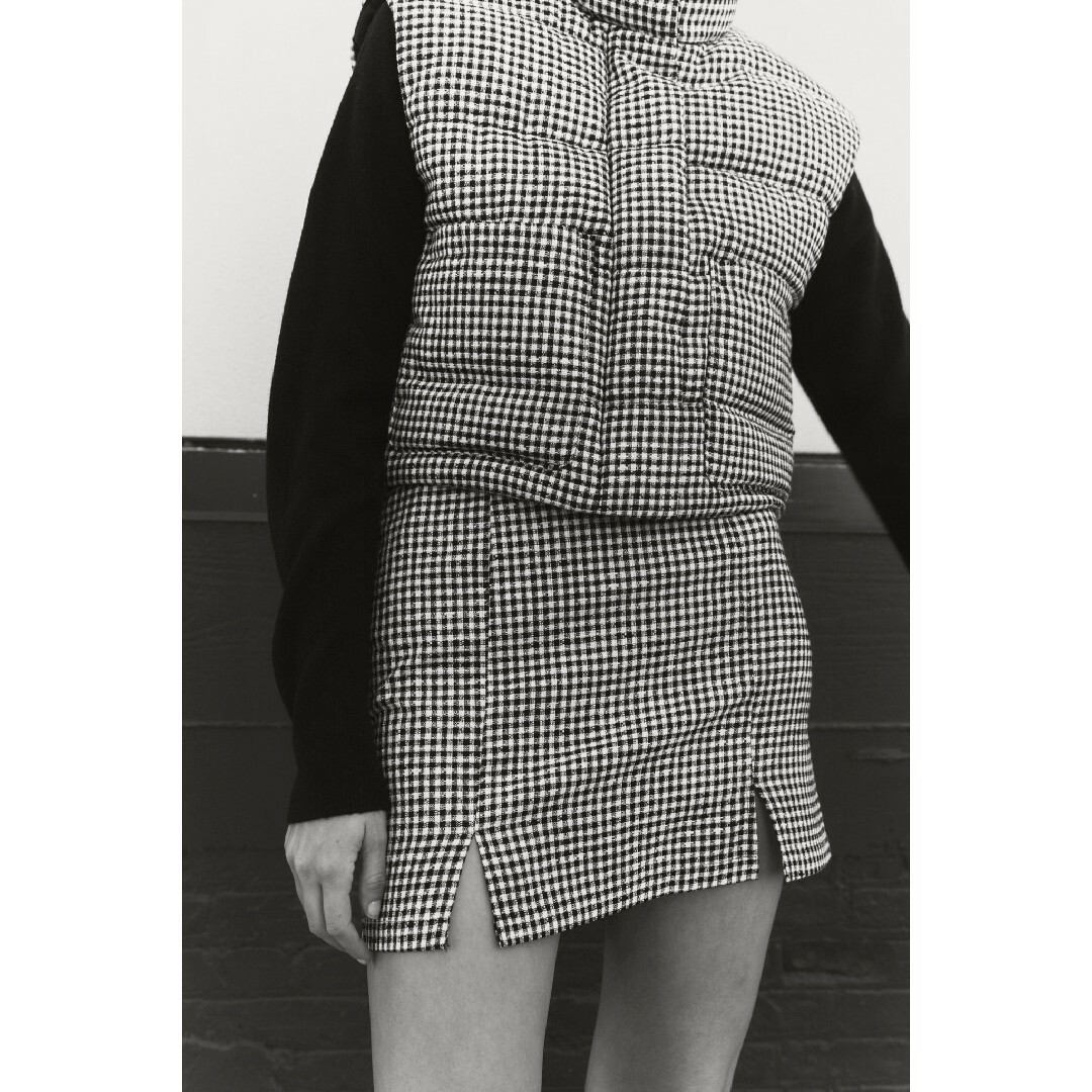 ZARA - ZARA チェック柄ミニスカート Mサイズ チェック柄の通販 ZARA - ZARA チェック柄ミニスカート Mサイズ チェック柄の通販
