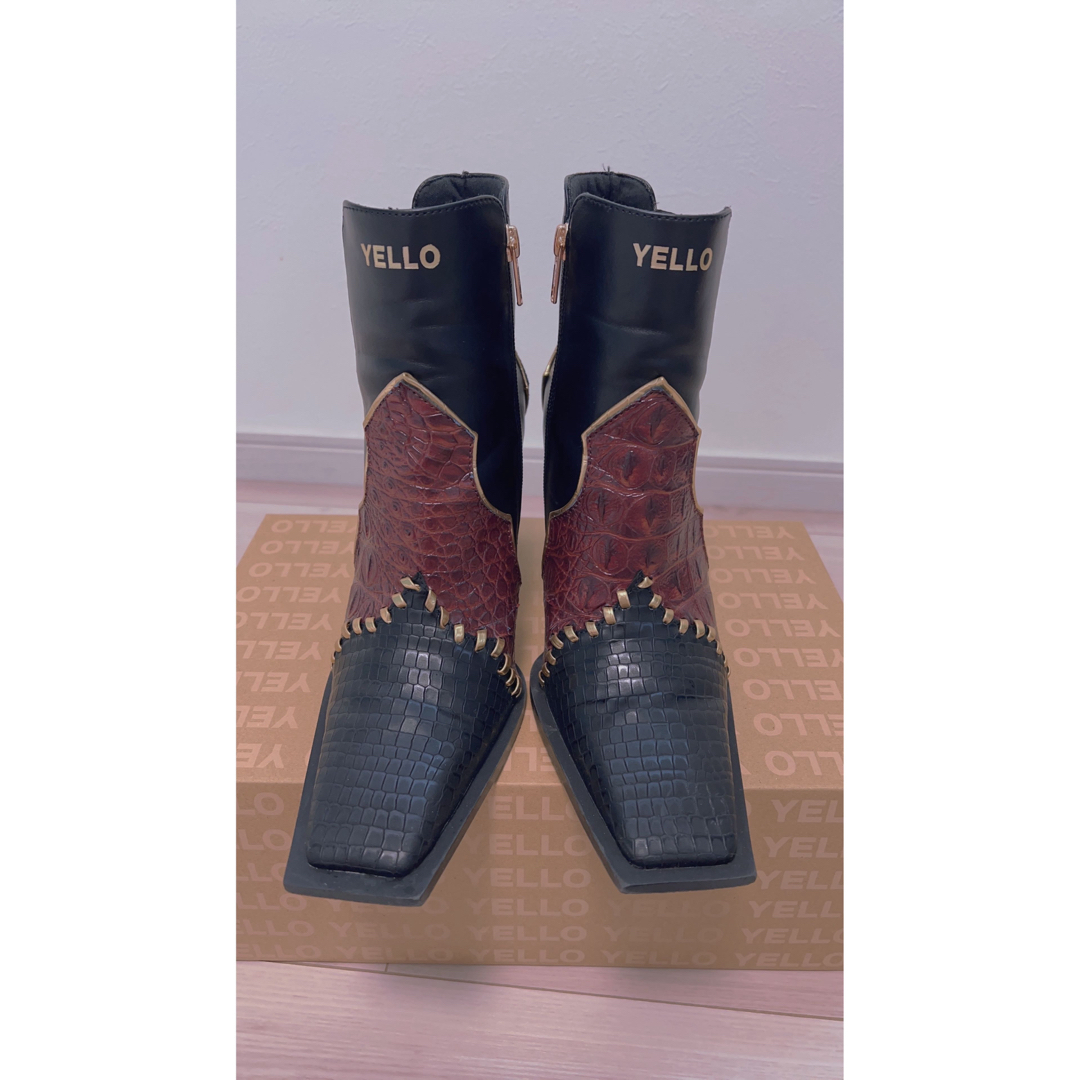 yellaw - yello ブーツの通販 by EmiRio shop|イエローならラクマ yellaw - yello ブーツの通販 by EmiRio shop|イエローならラクマ