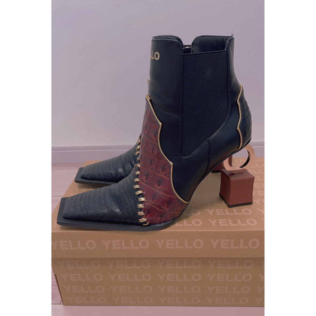 yellaw - yello ブーツの通販 by EmiRio shop|イエローならラクマ yellaw - yello ブーツの通販 by EmiRio shop|イエローならラクマ