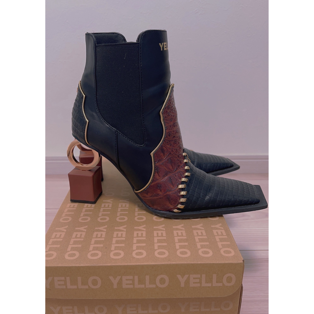 yellaw - yello ブーツの通販 by EmiRio shop|イエローならラクマ yellaw - yello ブーツの通販 by EmiRio shop|イエローならラクマ