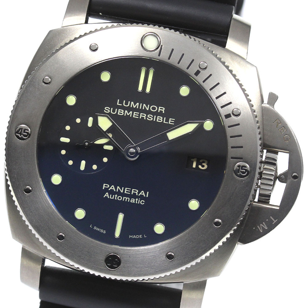 パネライ PANERAI PAM00305 ルミノール サブマーシブル 1950 3デイズ チタニオ 自動巻き メンズ 極美品 _764922