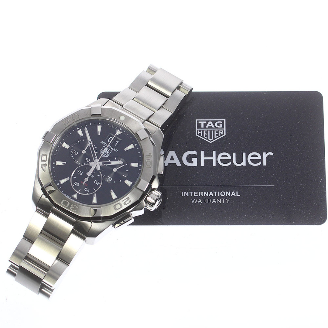 TAGHeuer メンズ 腕時計 アクアレーサー クロノグラフ SS GP