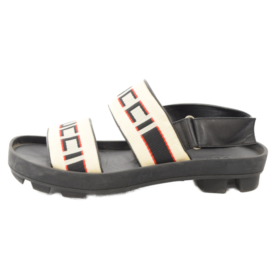 Gucci - GUCCI グッチ ストライプストラップ ローカットサンダル