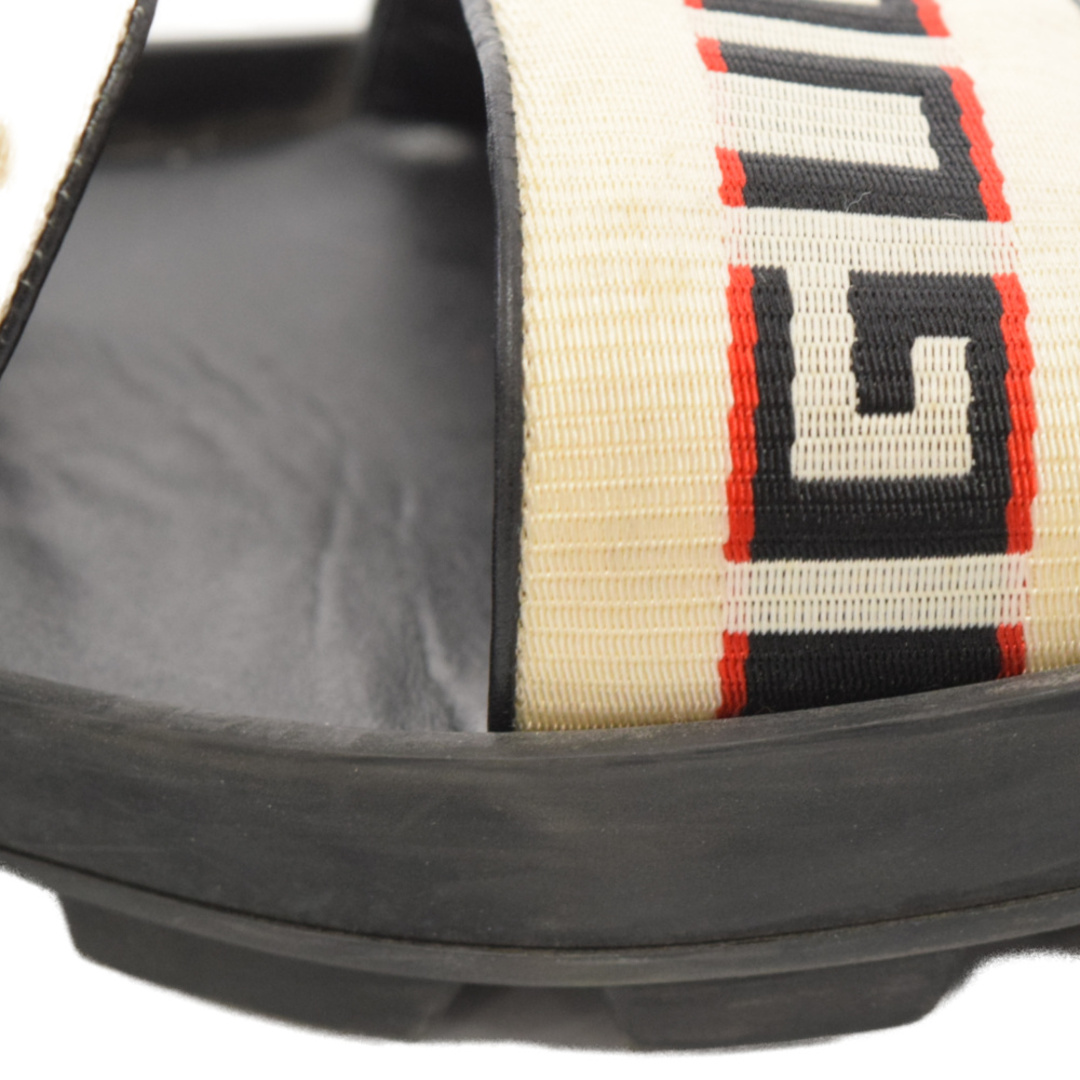 Gucci - GUCCI グッチ ストライプストラップ ローカットサンダル