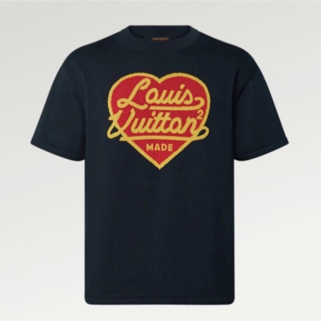 LOUIS VUITTON nigo インターシャハートロゴニットTシャツ XL | www