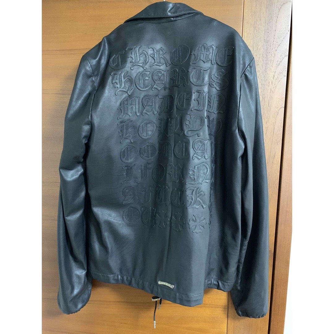 Chrome Hearts(クロムハーツ)のクロムハーツ　riggins レザー　S インボイス原本無修正　コーチジャケット メンズのジャケット/アウター(レザージャケット)の商品写真