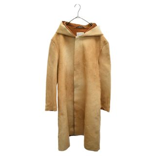 マルタンマルジェラ(Maison Martin Margiela)のMartin Margiela 10 マルタンマルジェラ 14AW フード付きカウレザーハラコロングコートS30AM0288 SX8834(フライトジャケット)