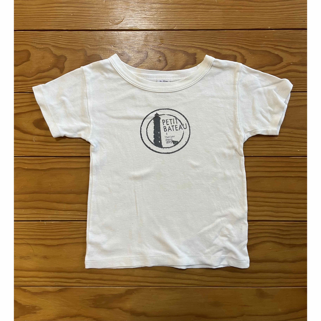 PETIT BATEAU プチバトー 半袖Tシャツ カットソー 4ans 102 | フリマアプリ ラクマ