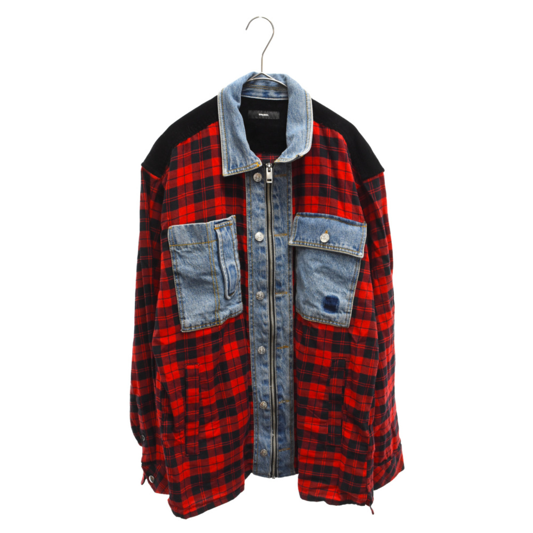 DIESEL - DIESEL ディーゼル 20AW フランネルチェック デニム ミックス