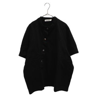 JIL SANDER ジルサンダー 18SS スナップボタンスウェット半袖Tシャツ ブラック JSUO707006