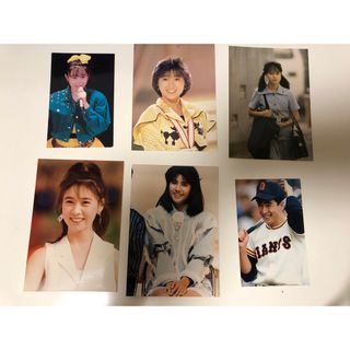 80年代アイドル他、写真、カード(アイドルグッズ)