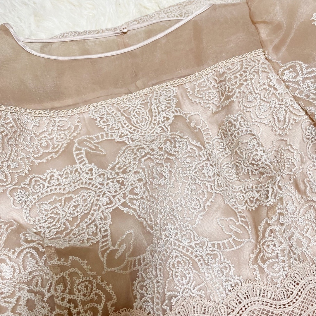 新品　CELFORD セルフォード クロスステッチ刺繍ワンピース  ドレス