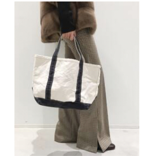 アパルトモンドゥーズィエムクラス(L'Appartement DEUXIEME CLASSE)のL.L.Bean  Canvas Tote Bag  ブラック　M(トートバッグ)