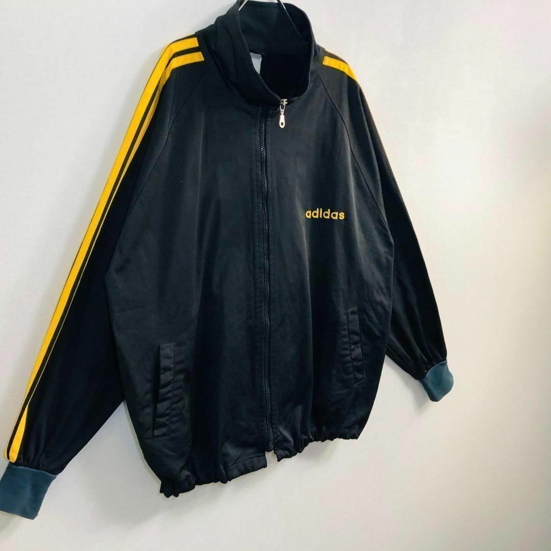 adidas - 【希少】アディダス ジャージ サイズL 90S ブラック 刺繍ロゴ